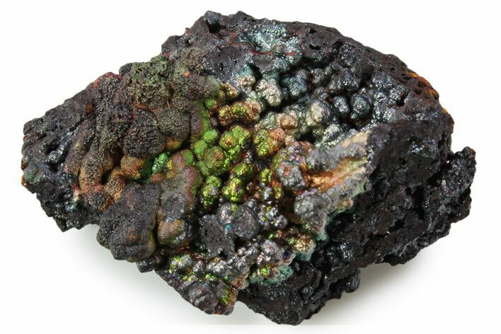 Vibrant Iridescent Goethite Stalactite Formation - Spain #354453